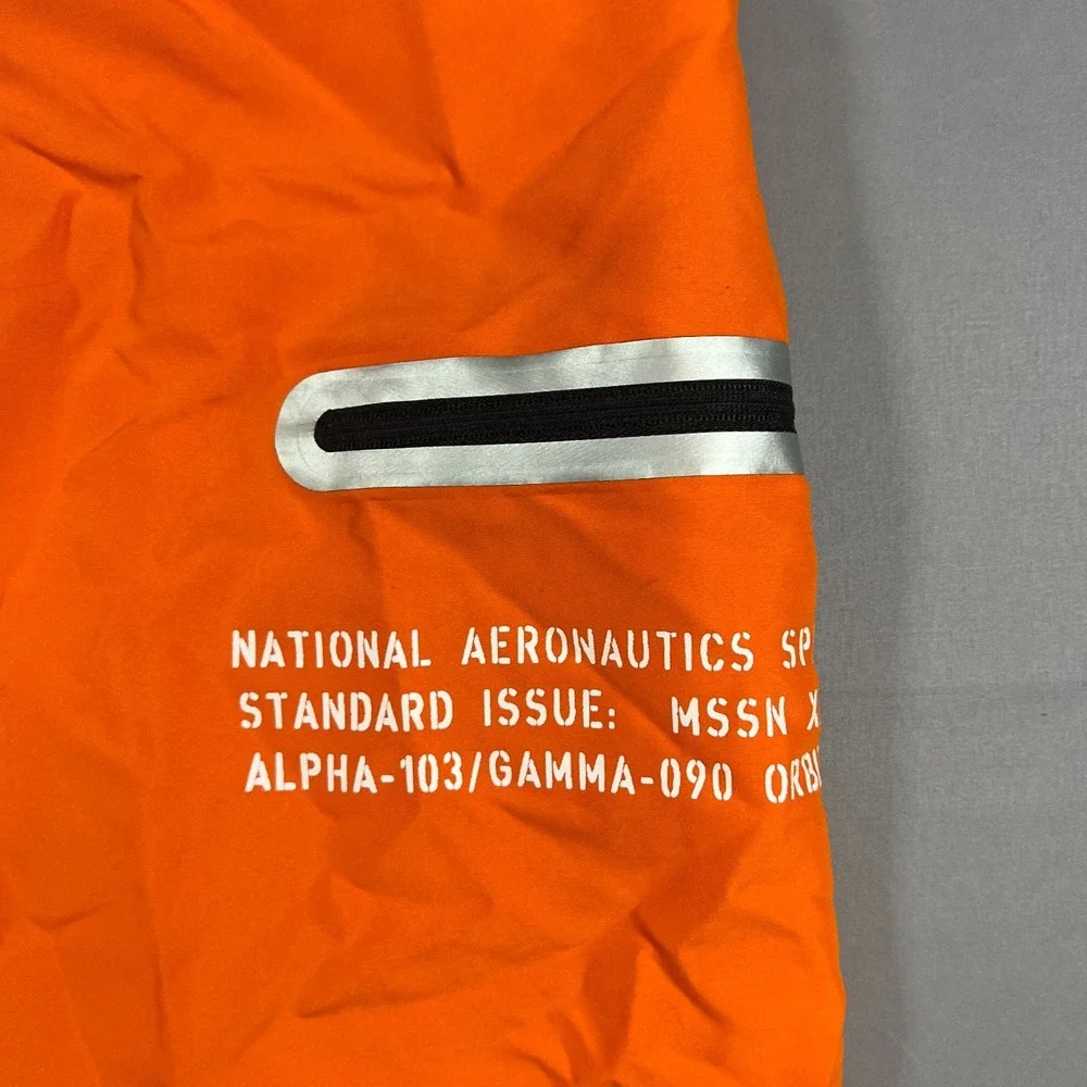 Aldrin Family Foundation Nasa Board Shorts Men XL Orange Mesh Quick Dry Swimwear